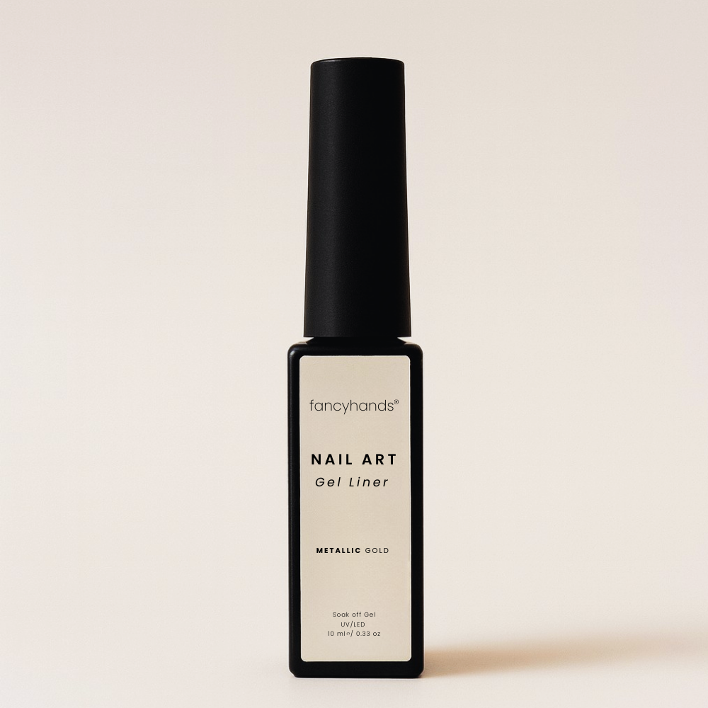 Nail Art Gel Liner Metallic Gold von fancyhands®