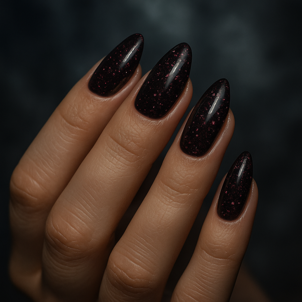 Morgana Dipping Powder Farbe auf Nägeln 2