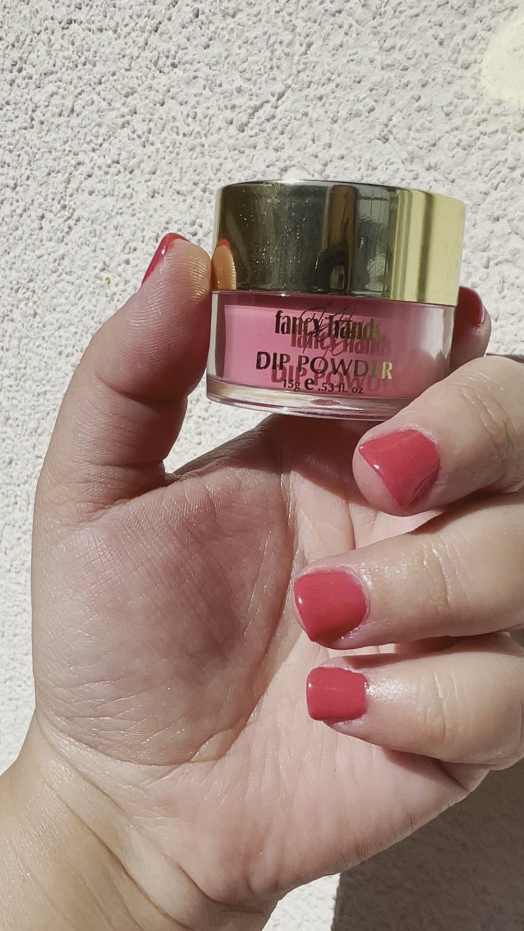 Pinky Red Fancy No. 271 Dipping Powder Farbe
