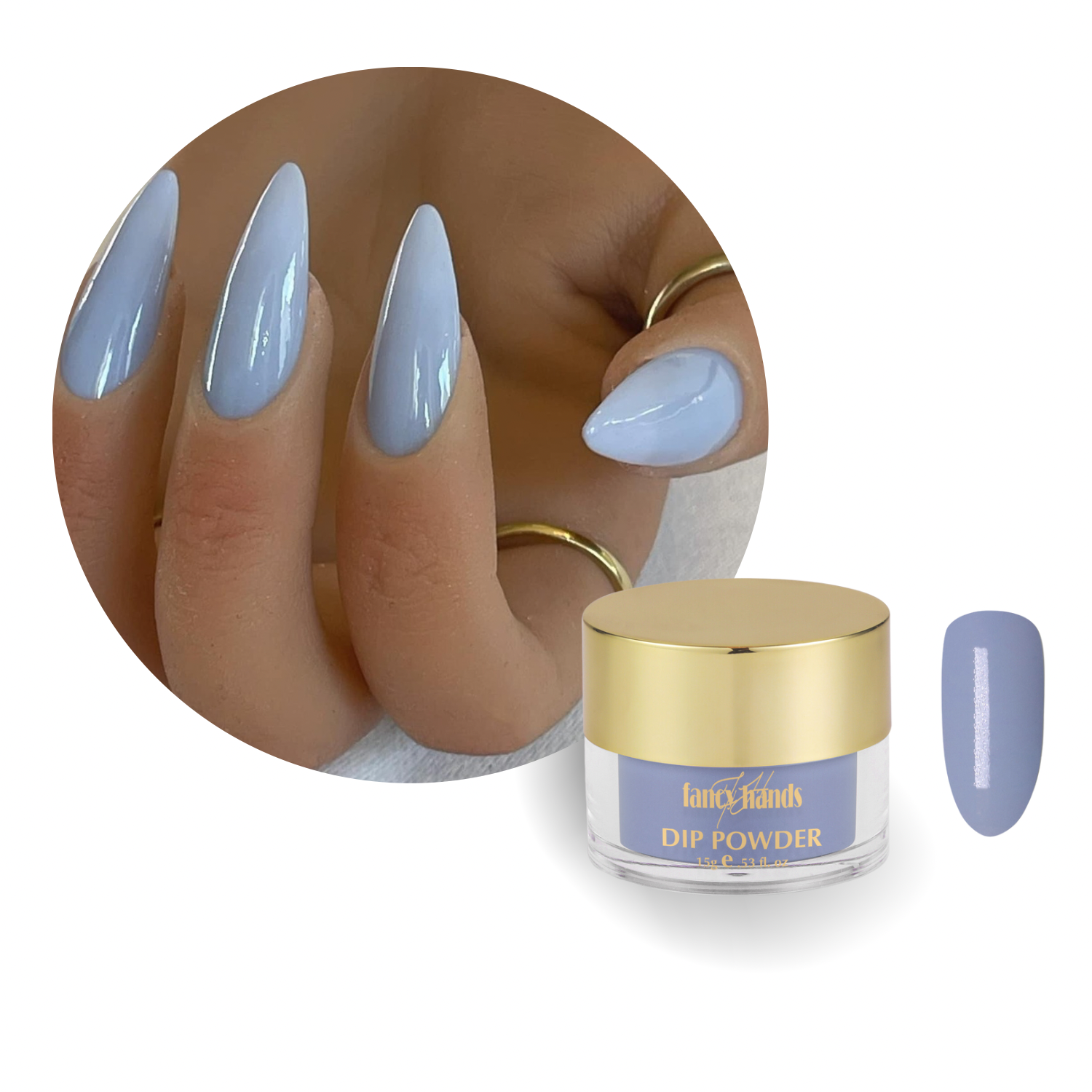 Cloudless Fancy No. 194 Dipping Powder Farbe Blau
