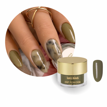 Go Navy Fancy No. 376 Dipping Powder Color Green 