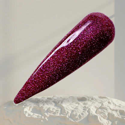 Estelle Dipping Powder Farbe blau Glitzer