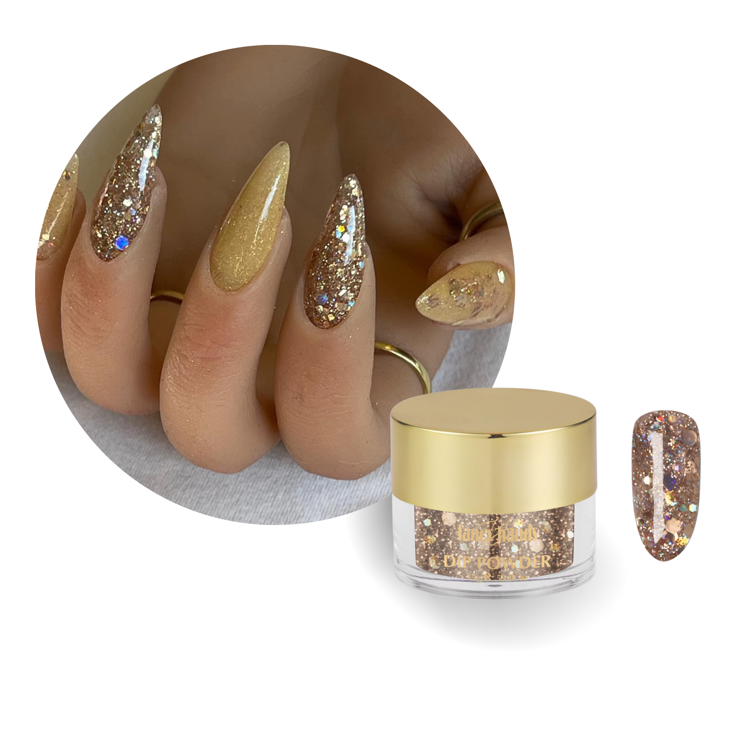 First Class Fancy No. 762 Dipping Powder Color Glitter 