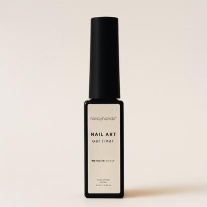 Nail Art Gel Liner – Metallic Silver UV