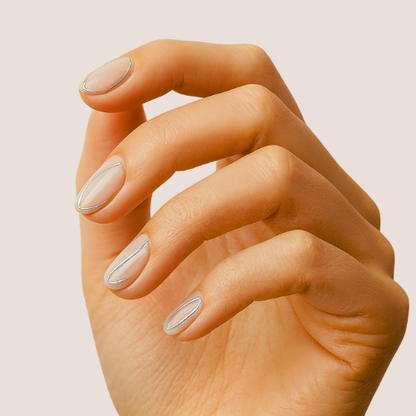 Nail Art Gel Liner – Metallic Silver UV