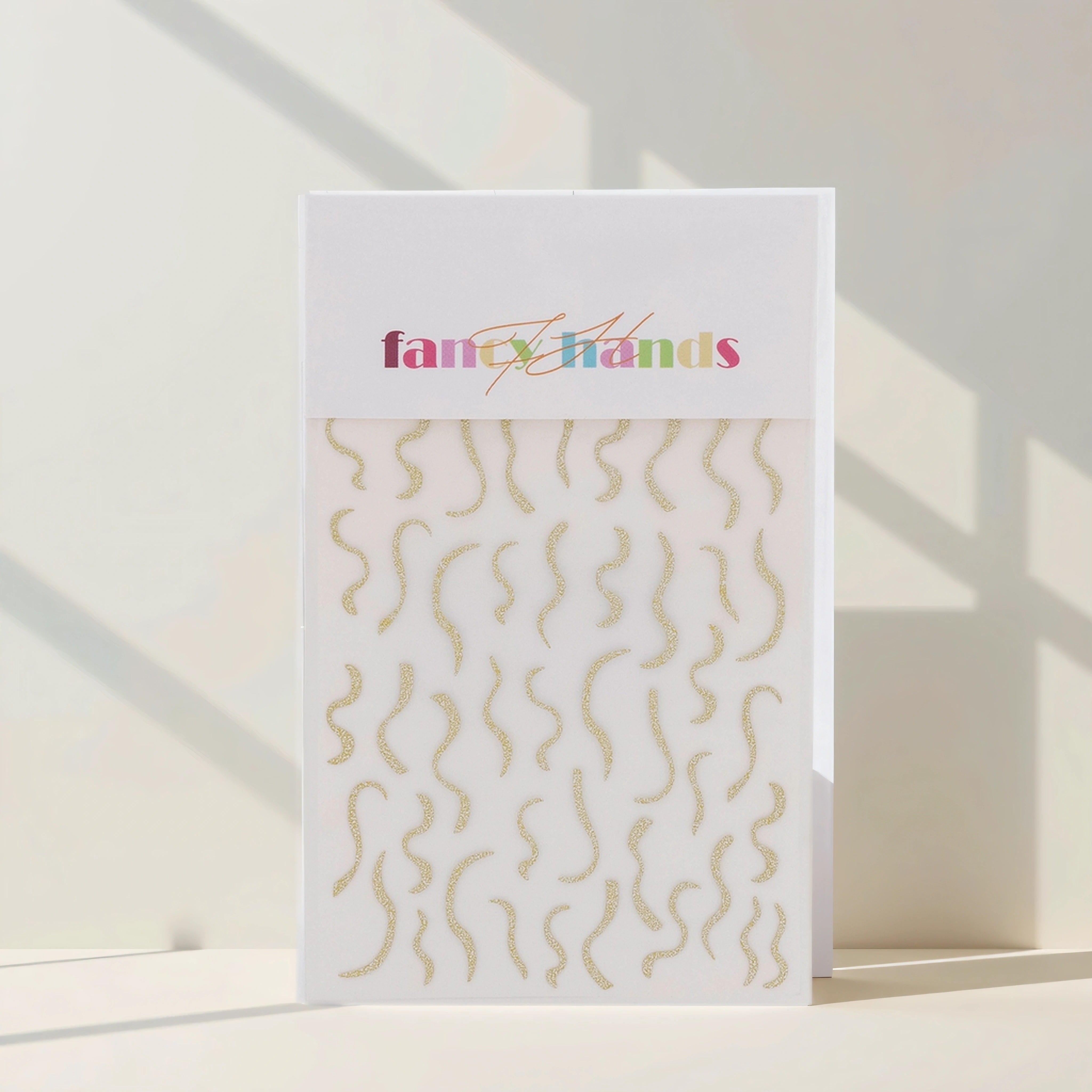 Nailart Sticker - Gold Glitzer