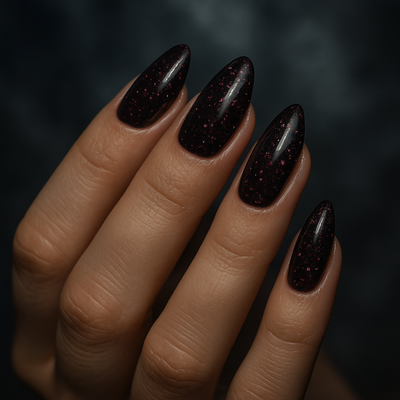 Morgana Dipping Powder Farbe auf Nägeln 2