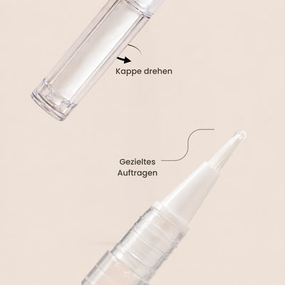 fancyhands® Nagelhautentferner Stift mit Drehmechanismus für gezieltes Auftragen