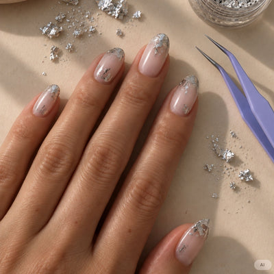 Blattsilber für Nailart