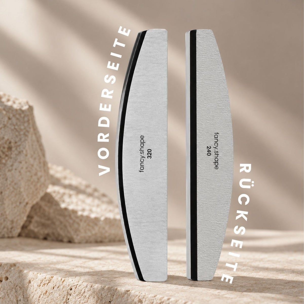 fancyhands® fancy.shape Wechselblattfeile mit 320 Grit Vorderseite und 240 Grit Rückseite